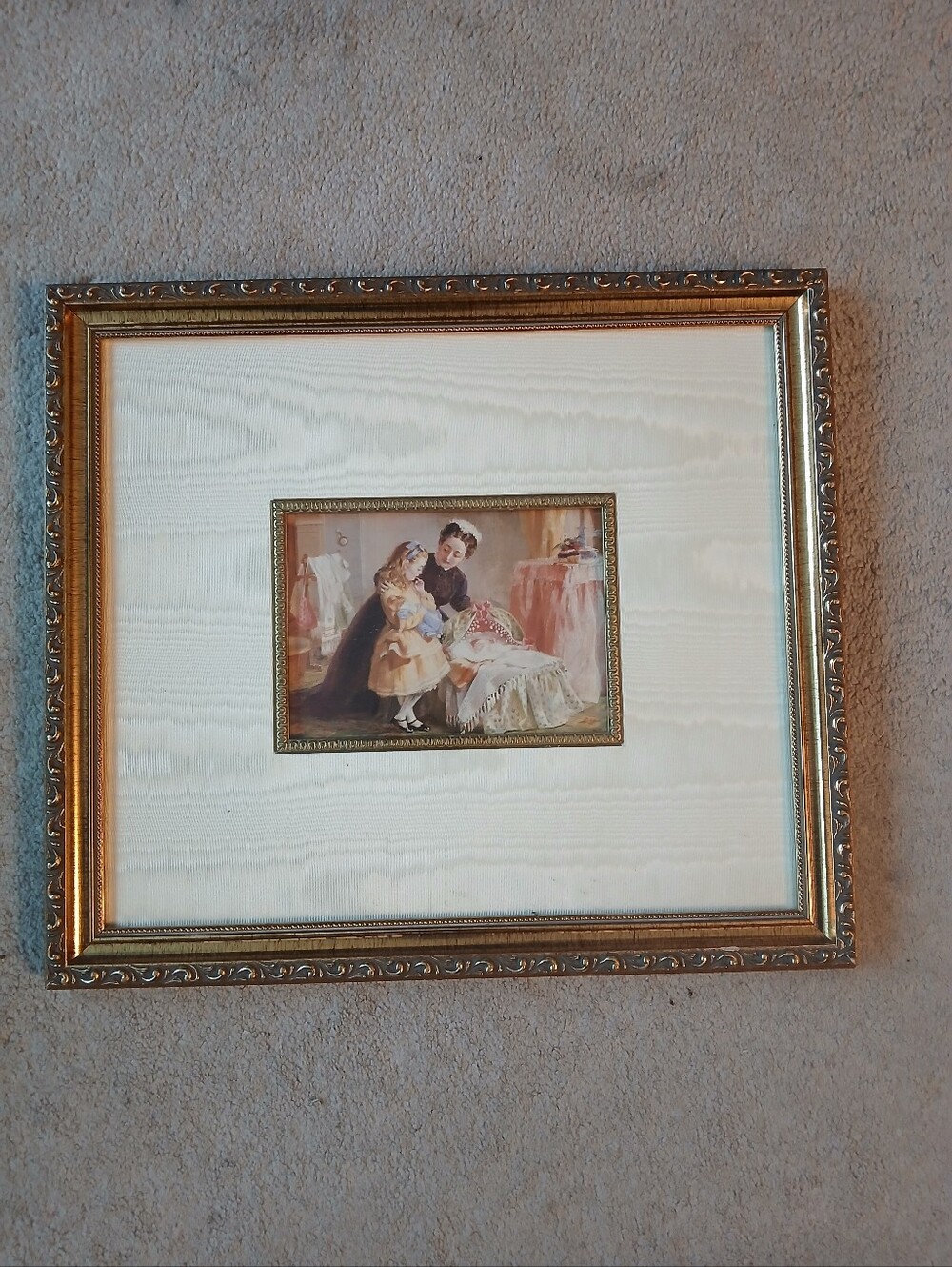Vintage Ren Wil Art With Gold Frame